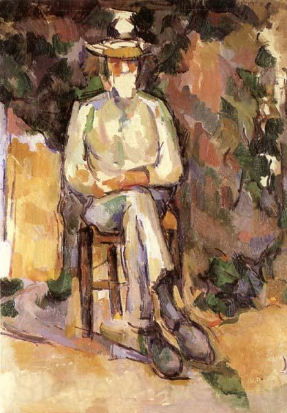 Paul Cezanne Portrait du jardinier Vallier